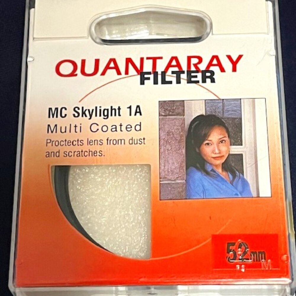 Photo & Video52mm Multi Coated Skylight 1A Glass Lens Filter Protector Quantaray
